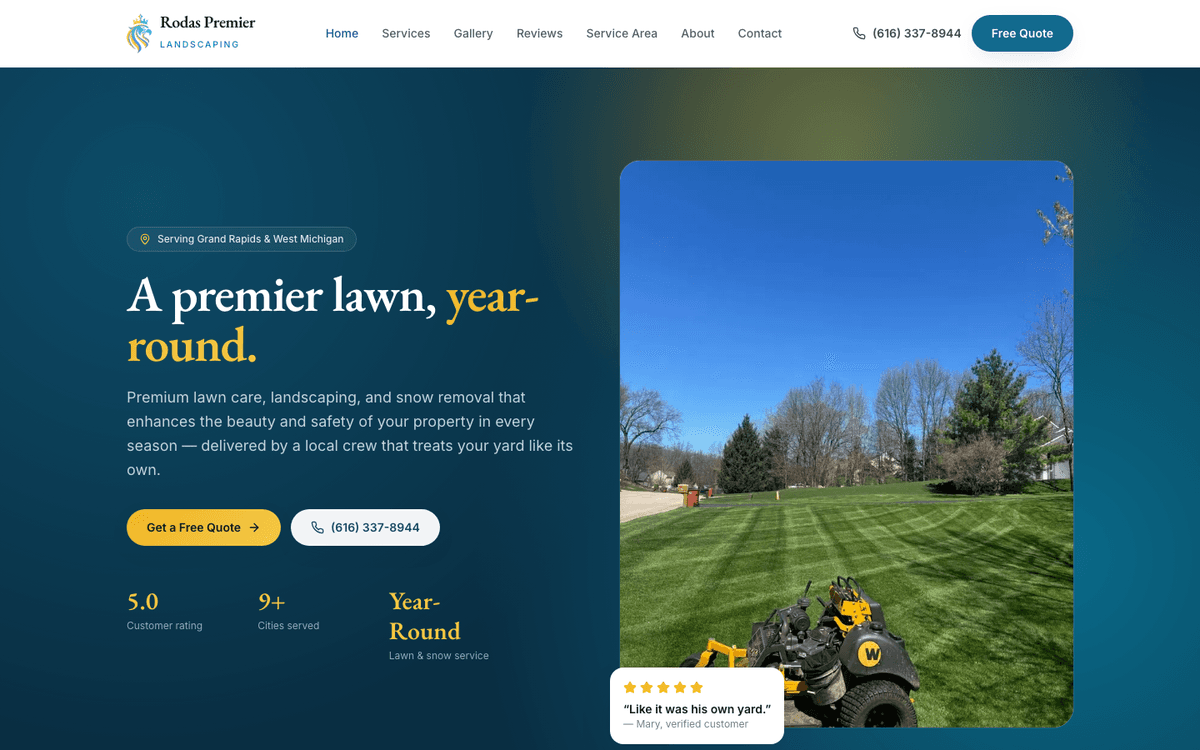 Rodas Premier Landscaping