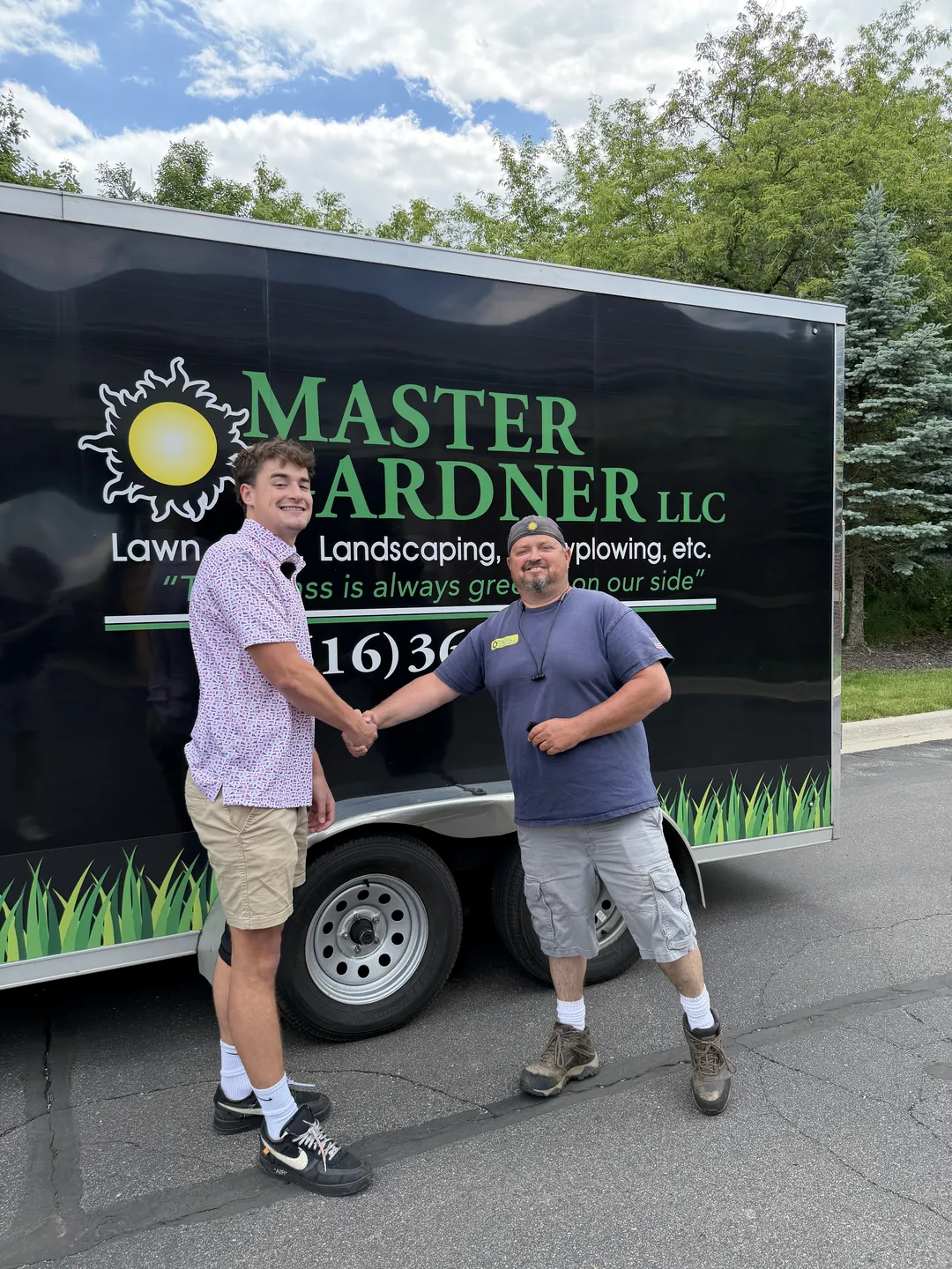 Jacob with Master Gardener LLC owner